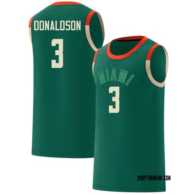 Men's Tre Donaldson Miami Hurricanes Replica Celebrating Black Culture Basketball Jersey - Green