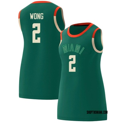 Women's Isaiah Wong Miami Hurricanes Replica Celebrating Black Culture Basketball Jersey - Green