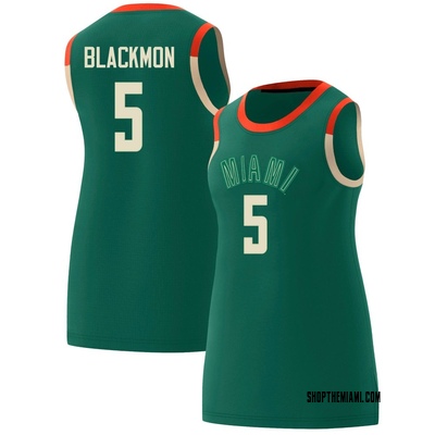 Women's Jalen Blackmon Miami Hurricanes Replica Celebrating Black Culture Basketball Jersey - Green