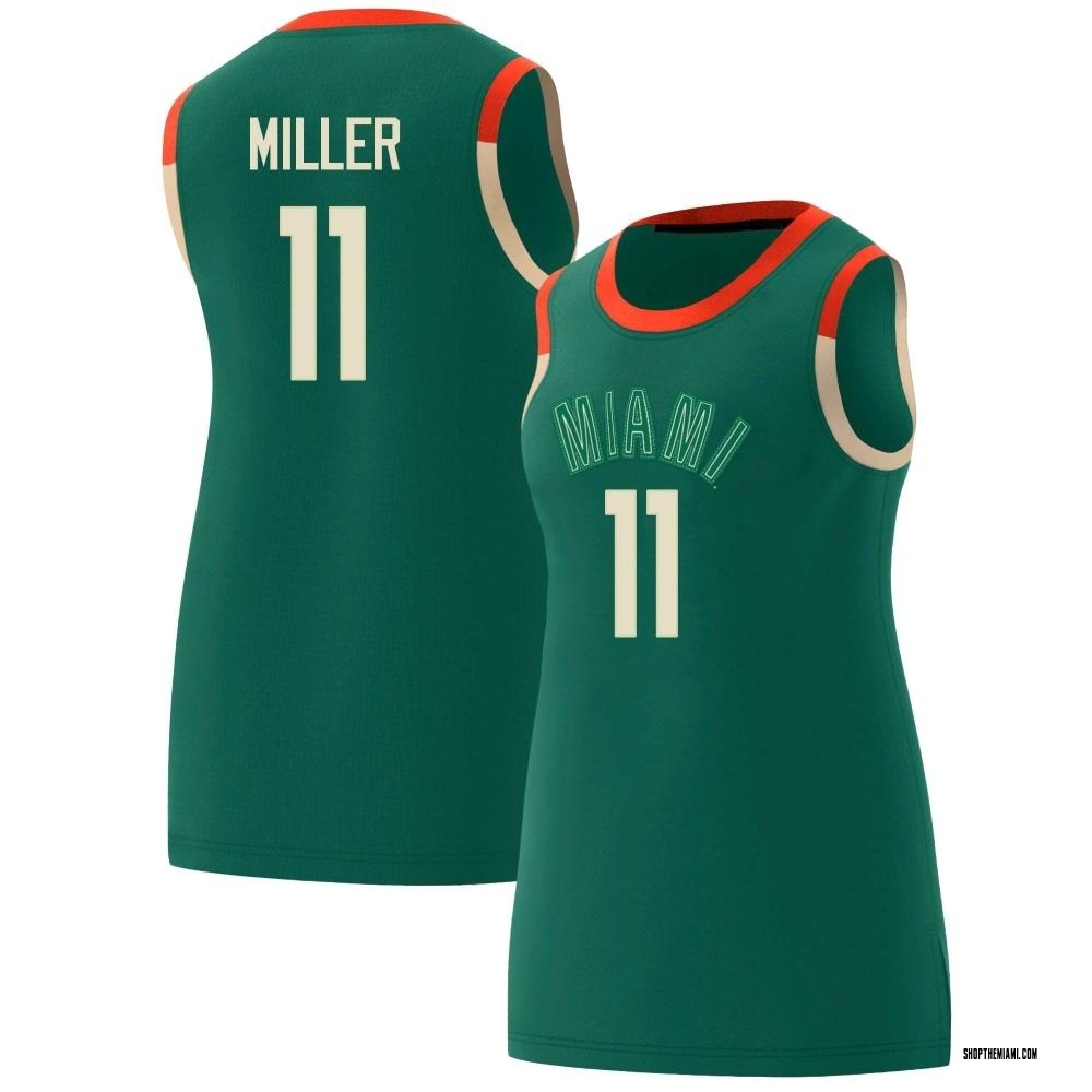 Women's Jordan Miller Miami Hurricanes Replica Celebrating Black Culture Basketball Jersey - Green